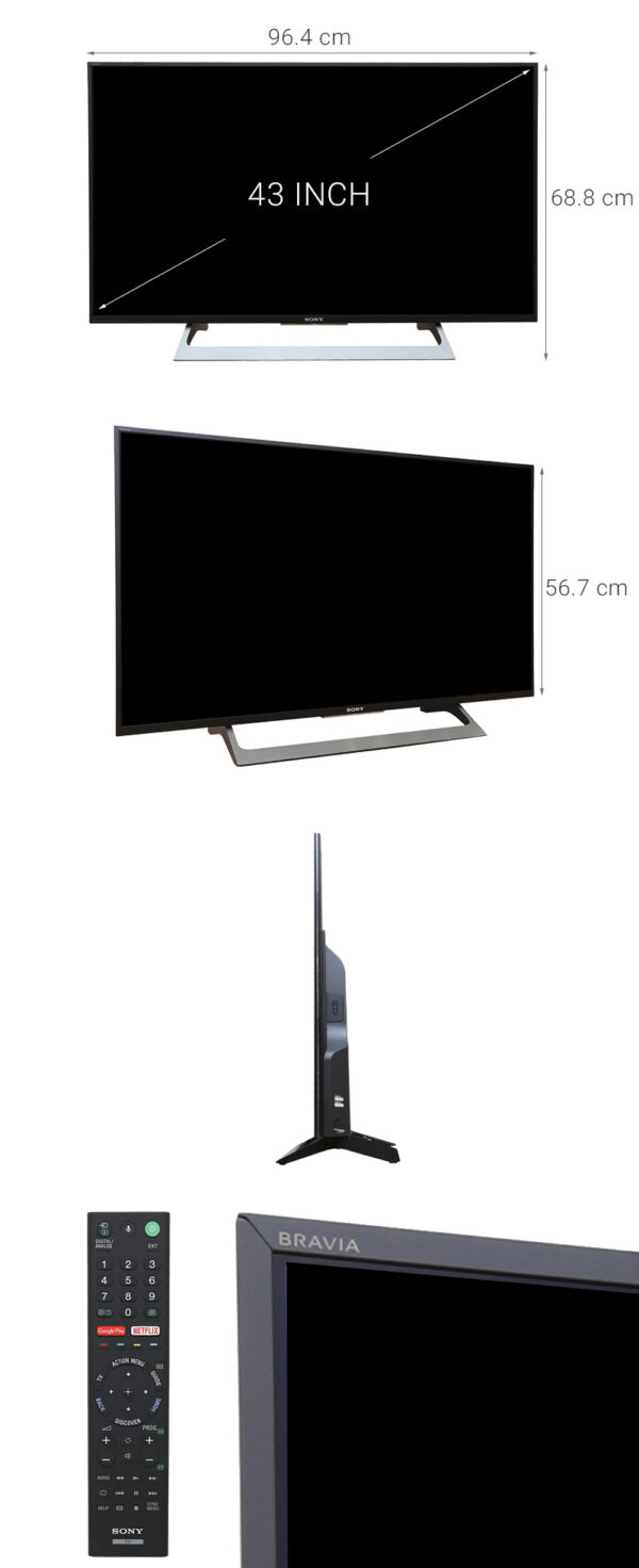 Kích thước KD-43X8000E