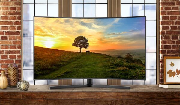 Smart Tivi Cong Samsung 49 inch UA49NU7500 thiết kế đẹp mắt