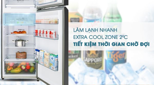 Ngăn Extra Cool Zone - Tủ lạnh Panasonic Inverter 366 lít NR-BL381GKVN