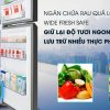 Ngăn Wide Fresh Safe - Tủ lạnh Panasonic Inverter 366 lít NR-BL381GKVN