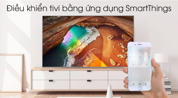 Smart Tivi QLED Samsung 4K 75 inch QA75Q65R - điều khiển tivi