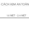 32W610F khoảng cách xem an toàn