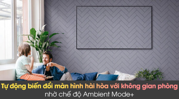 Ambient Mode+ - Smart Tivi The Frame QLED Samsung 4K 50 inch QA50LS03A