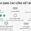 KD-55A8F cổng kết nối đa dạng