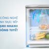 Sử dụng công nghệ làm lạnh trực tiếp - Tủ lạnh Aqua 50 lít AQR-55ER (SS) Xám Nhạt