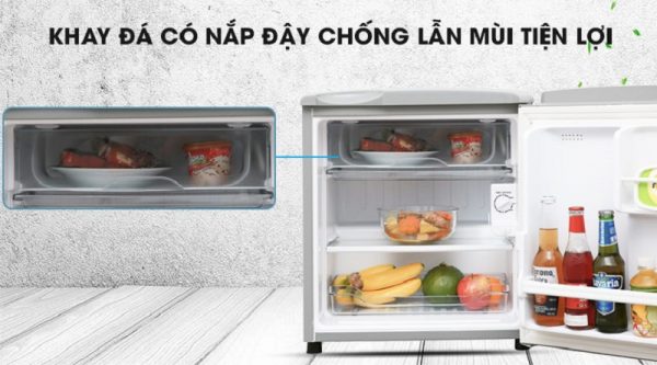 Khay chứa chống lẫn mùi - Tủ lạnh Aqua 50 lít AQR-55ER (SS) Xám Nhạt