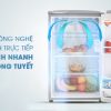 Làm lạnh nhanh với công nghệ làm lạnh trực tiếp - Tủ lạnh Aqua 90 lít AQR-95ER (SS)