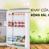 Khay cửa rộng rãi chắc chắn - Tủ lạnh Aqua 90 lít AQR-95ER (SS)