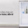 Khay chứa chịu lực an toàn bền bỉ - Tủ lạnh Aqua 90 lít AQR-95ER (SS)