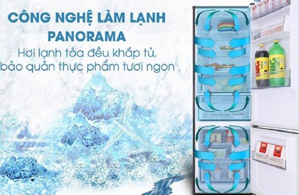 Công nghệ Panorama - Tủ lạnh Panasonic Inverter 290 lít NR-BV329QKV2