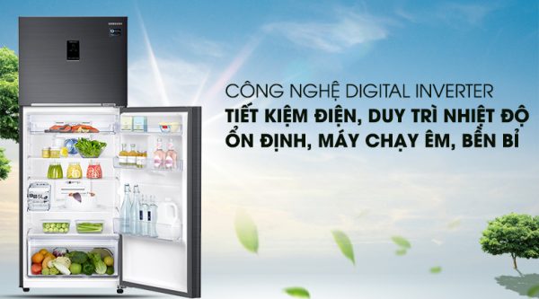 Công nghệ Digital Inverter tiết kiệm điện năng - Tủ lạnh Samsung Inverter 380 lít RT38K5982BS/SV