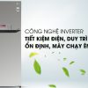 Công nghệ máy nén Inverter giúp tiết kiệm điện năng - Tủ lạnh LG Inverter 393 lít GN-L422PS