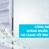 Công nghệ kháng khuẩn, khử mùi Ag Clean với tinh thể bạc Ag+ - Tủ lạnh Panasonic Inverter 290 lít NR-BV329QSV2