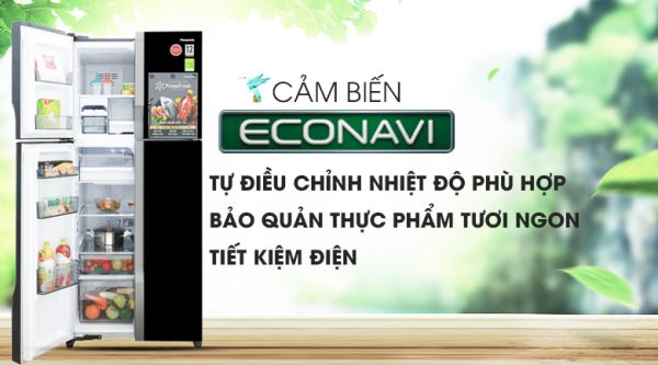 Cảm biến Econavi - Tủ lạnh Panasonic Inverter 550 lít NR-DZ600GKVN